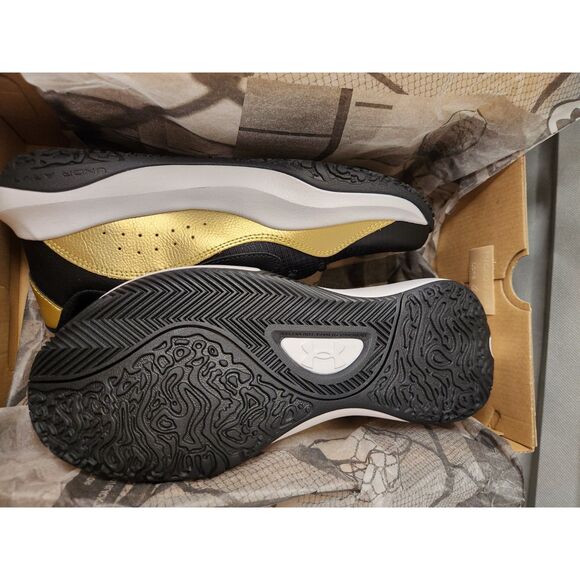 Under Armour Lockdown 7 Low Men's 10 Blk/YLW EU 44 - Picture 10 of 10